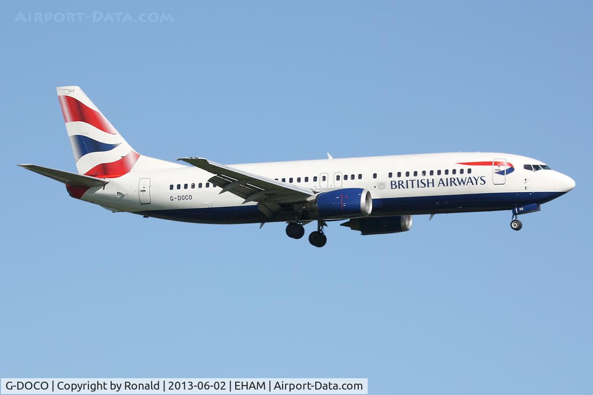 G-DOCO, 1992 Boeing 737-436 C/N 25849, at spl