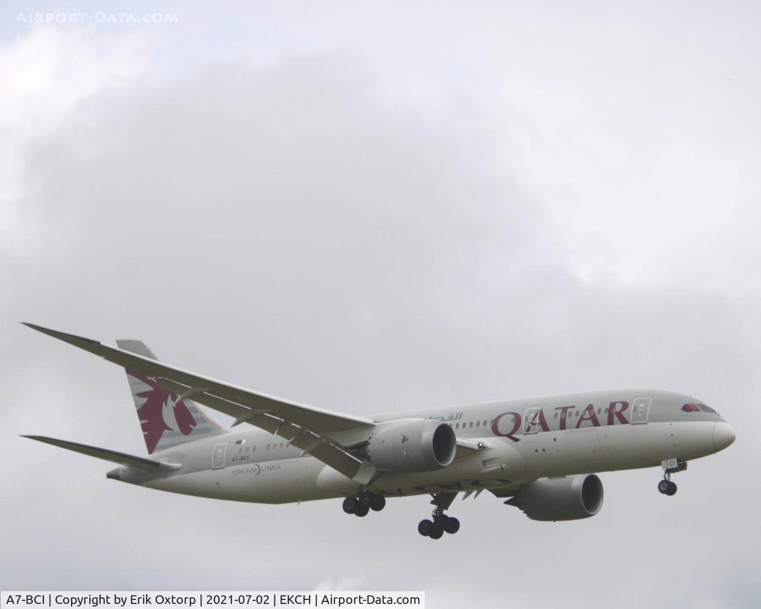 A7-BCI, 2013 Boeing 787-8 Dreamliner Dreamliner C/N 38327, A7-BCI landing rw 04L
