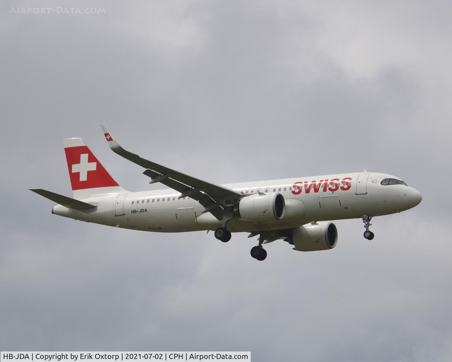 HB-JDA, 2020 Airbus A320-271N C/N 9246, HB-JDA landing rw 04L