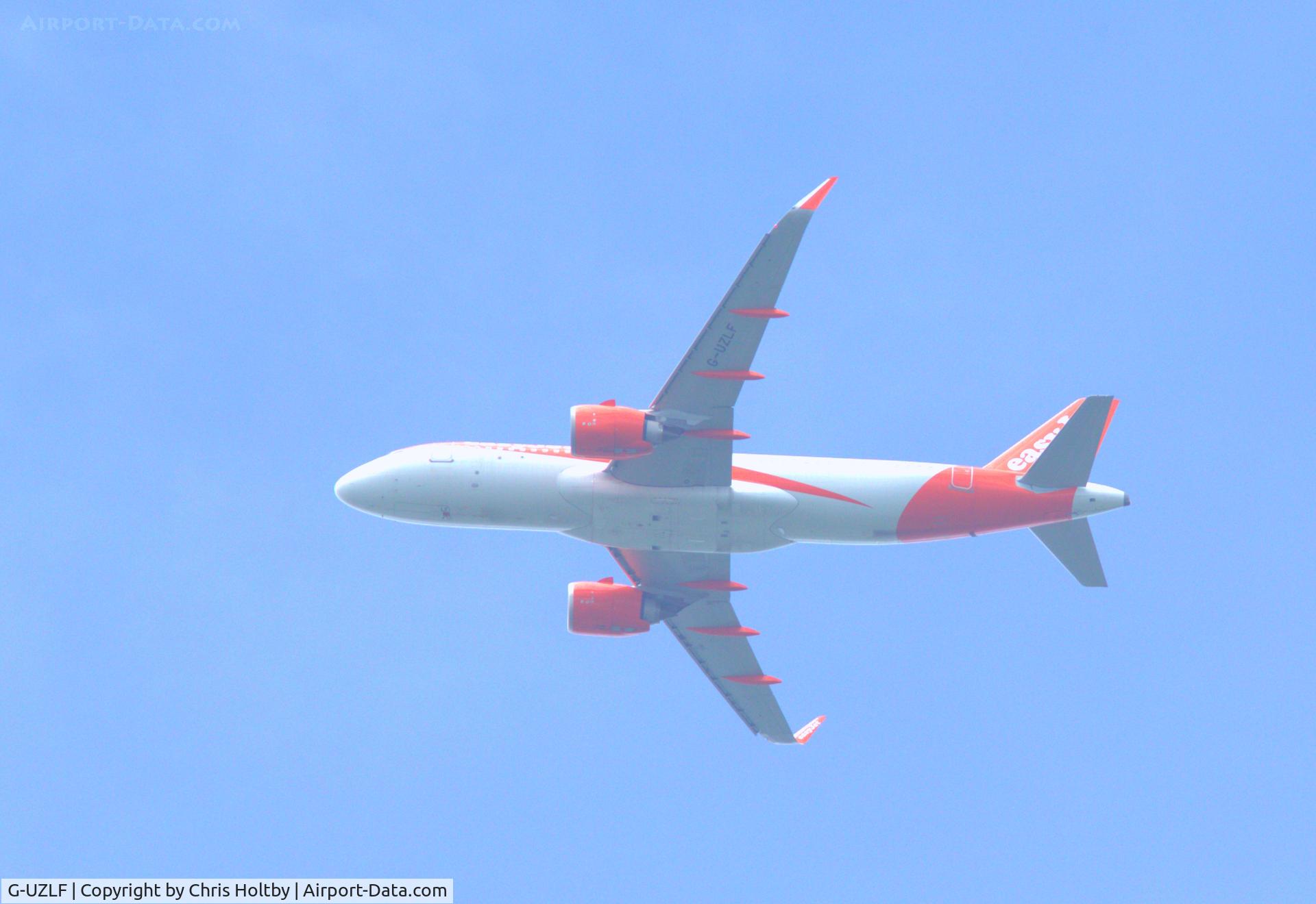 G-UZLF, 2019 Airbus A320-251N C/N 9103, Easyjet Airbus on approach to Luton Airport