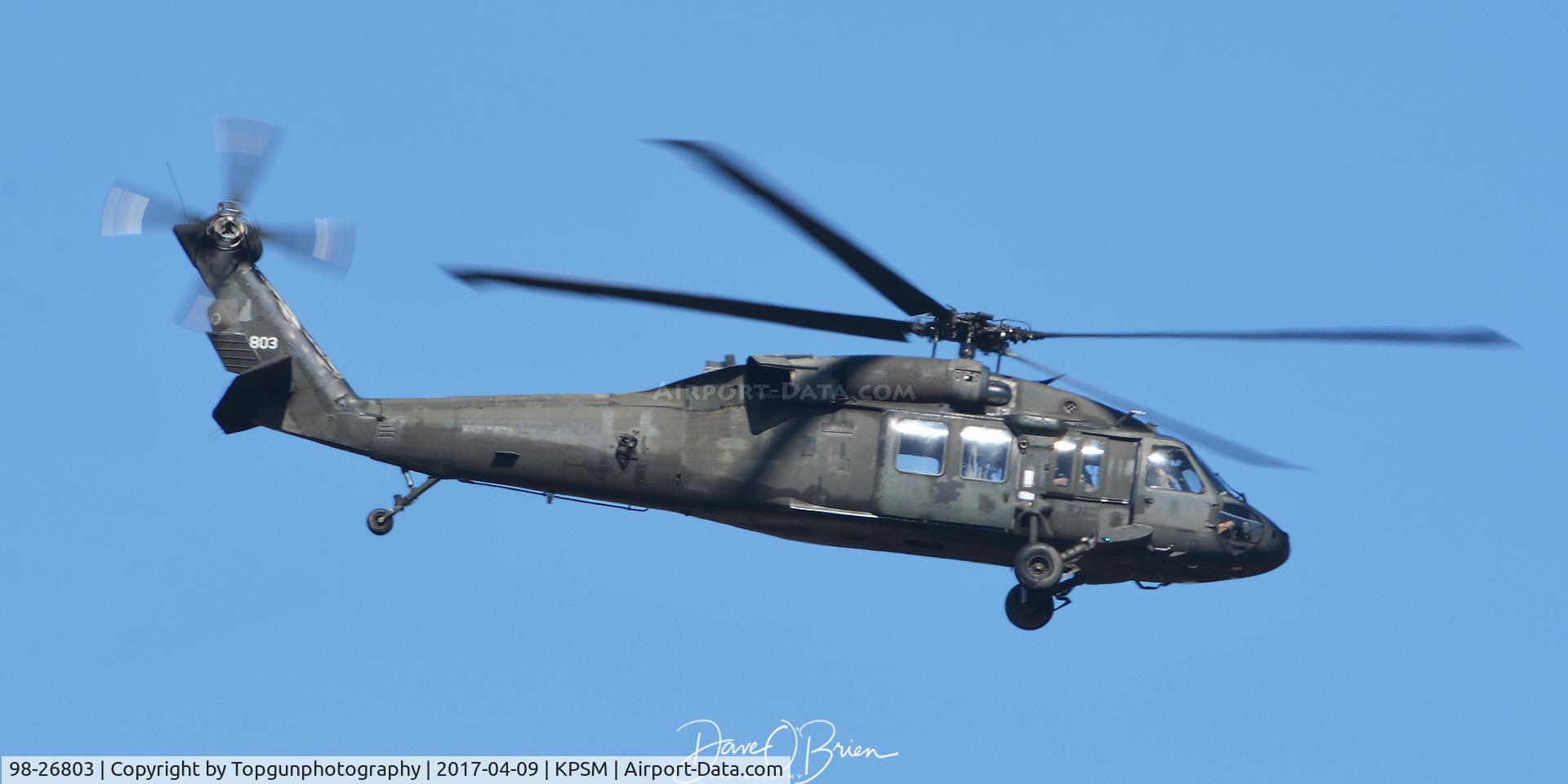 98-26803, 1999 Sikorsky UH-60L Black Hawk C/N 702467, NH Army National Guard