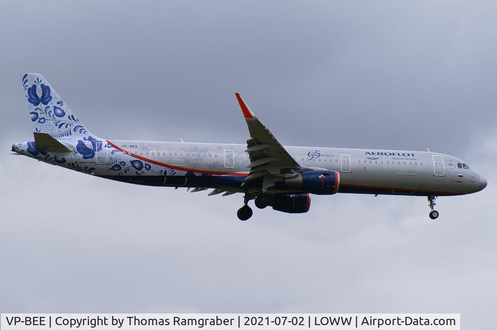 VP-BEE, 2015 Airbus A321-211 C/N 6726, Aeroflot - Russian International Airlines Airbus A321