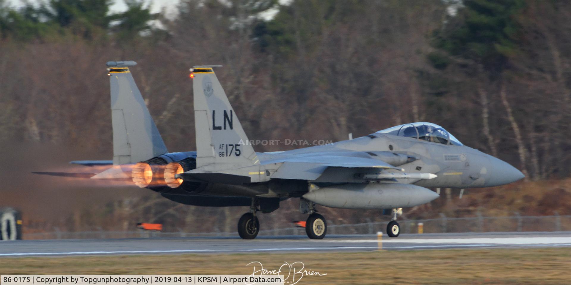 86-0175, 1986 McDonnell Douglas F-15C Eagle C/N 1025/C403, 393rd FS