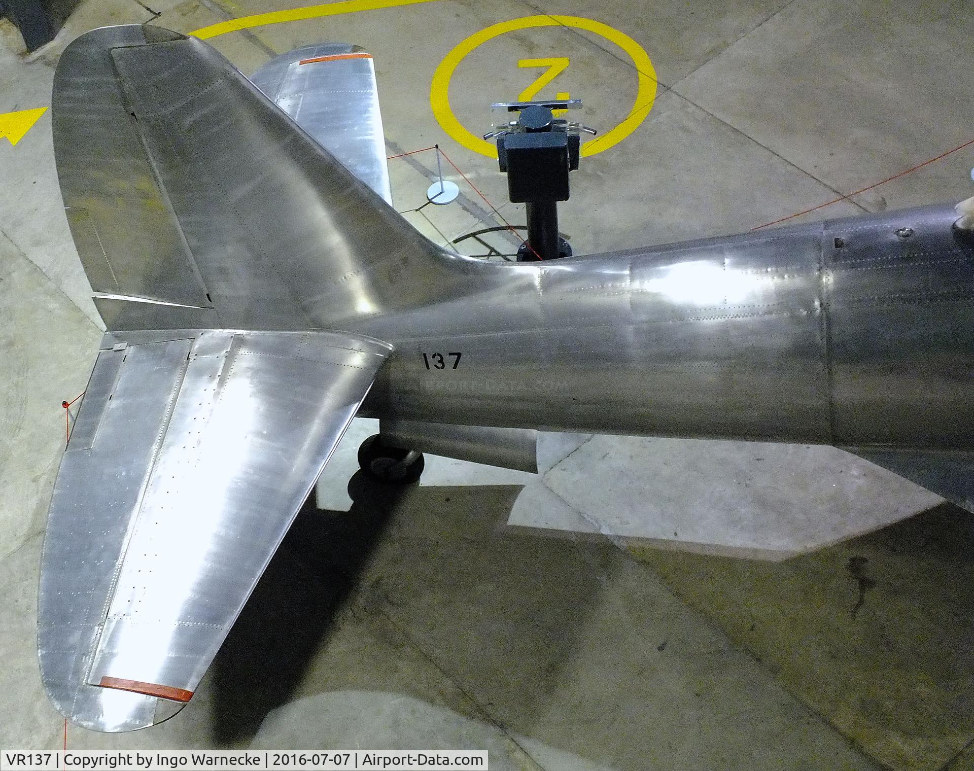 VR137, 1947 Westland Wyvern TF1 C/N Not known, Westland Wyvern TF1 (pre-production aircraft with RR Eagle piston engine) at the FAA Museum, Yeovilton