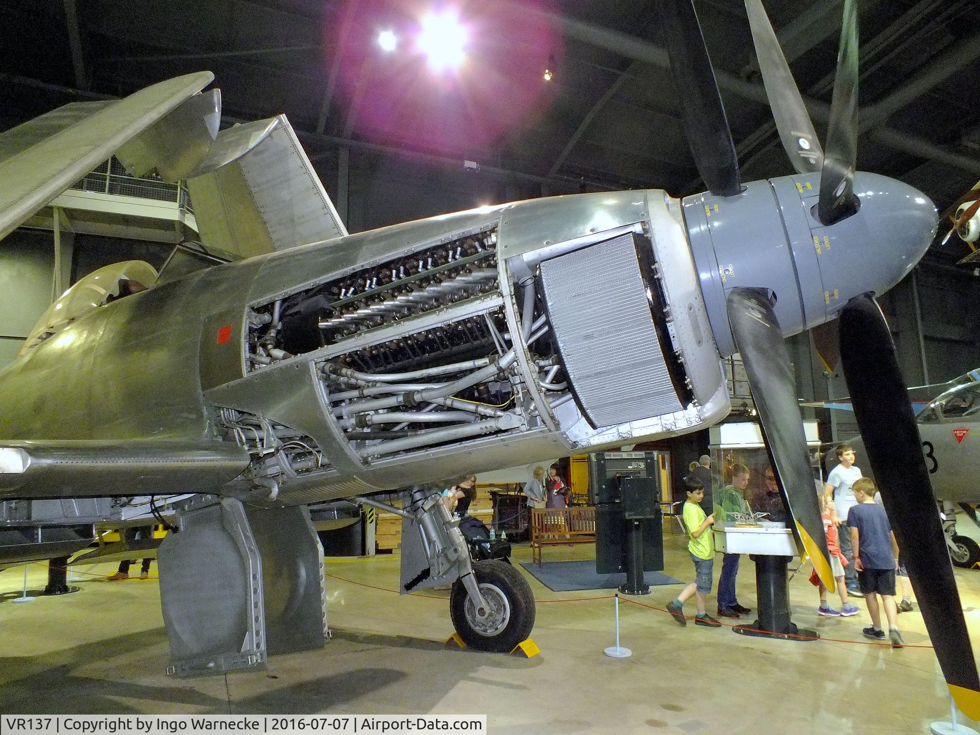 VR137, 1947 Westland Wyvern TF1 C/N Not known, Westland Wyvern TF1 (pre-production aircraft with RR Eagle piston engine) at the FAA Museum, Yeovilton