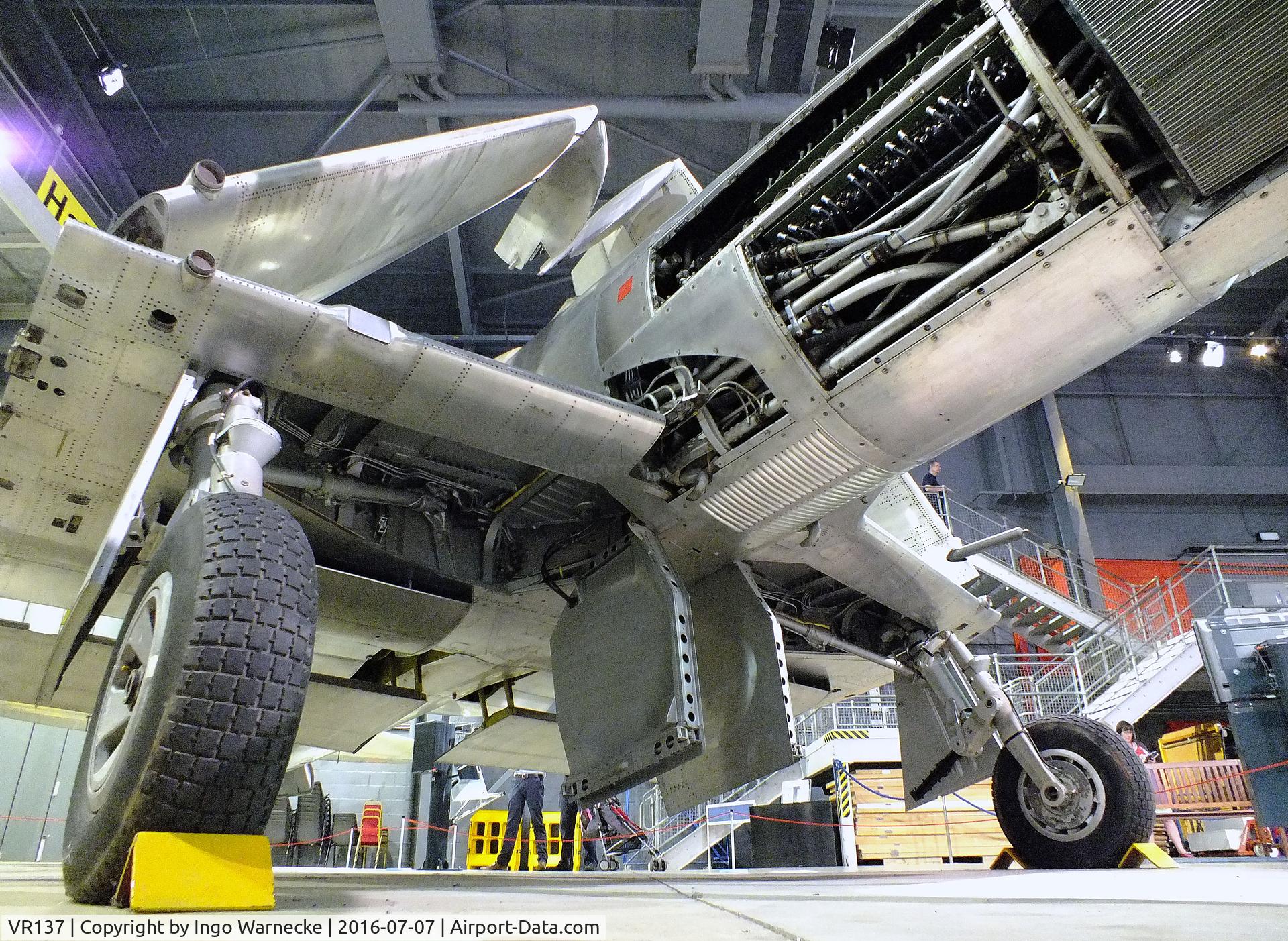 VR137, 1947 Westland Wyvern TF1 C/N Not known, Westland Wyvern TF1 (pre-production aircraft with RR Eagle piston engine) at the FAA Museum, Yeovilton