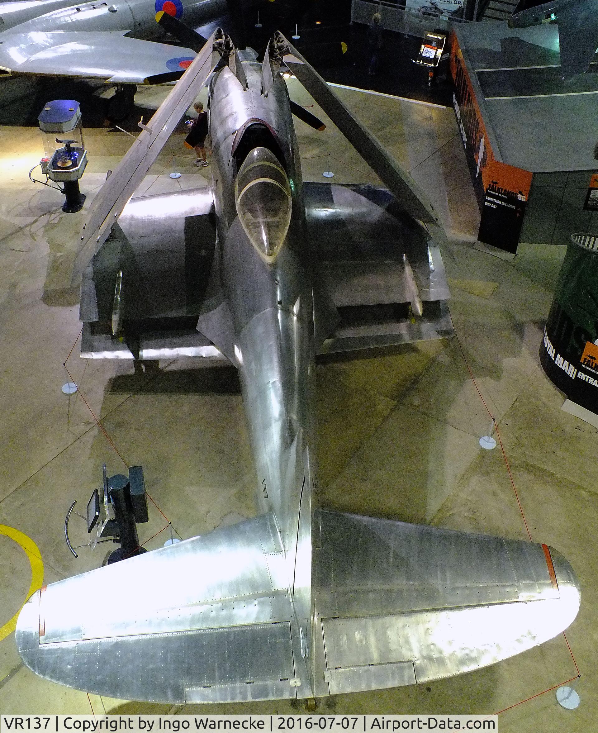 VR137, 1947 Westland Wyvern TF1 C/N Not known, Westland Wyvern TF1 (pre-production aircraft with RR Eagle piston engine) at the FAA Museum, Yeovilton
