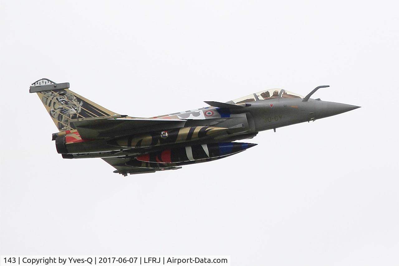 143, 2013 Dassault Rafale C C/N 143, Dassault Rafale C, Climbing from rwy 26, Landivisiau Naval Air Base (LFRJ) Tiger Meet 2017