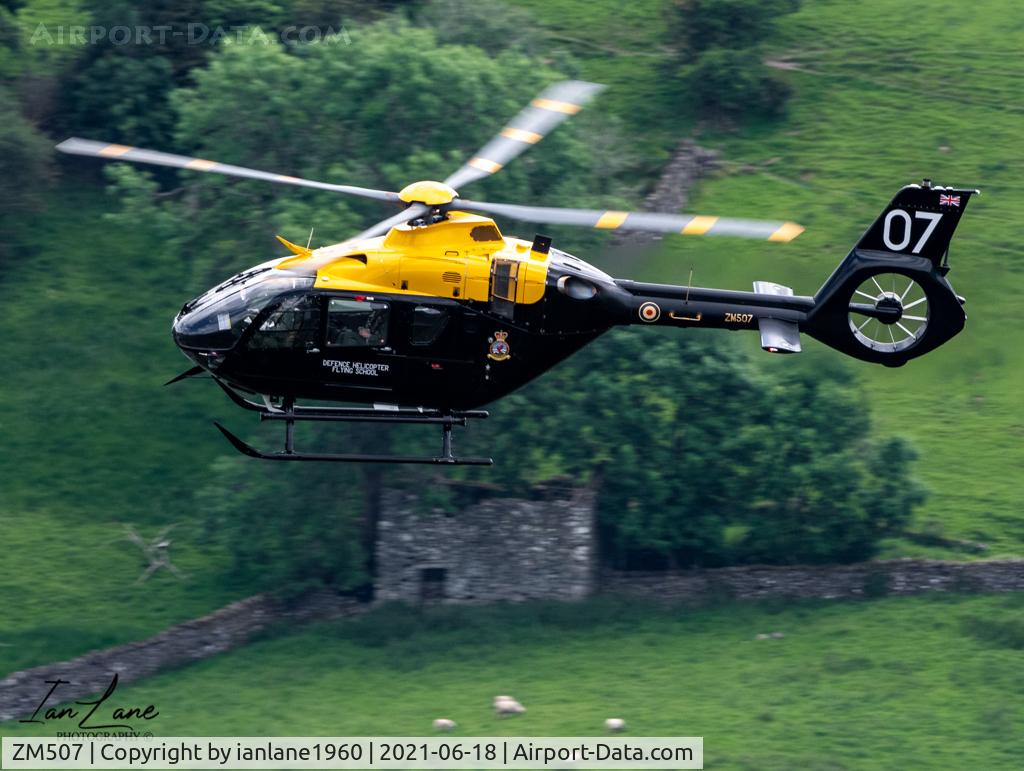 ZM507, 2017 Airbus Helicopters Juno HT.1 (EC-135T-3H) C/N 2004, Low level in Cumbria LFA17
