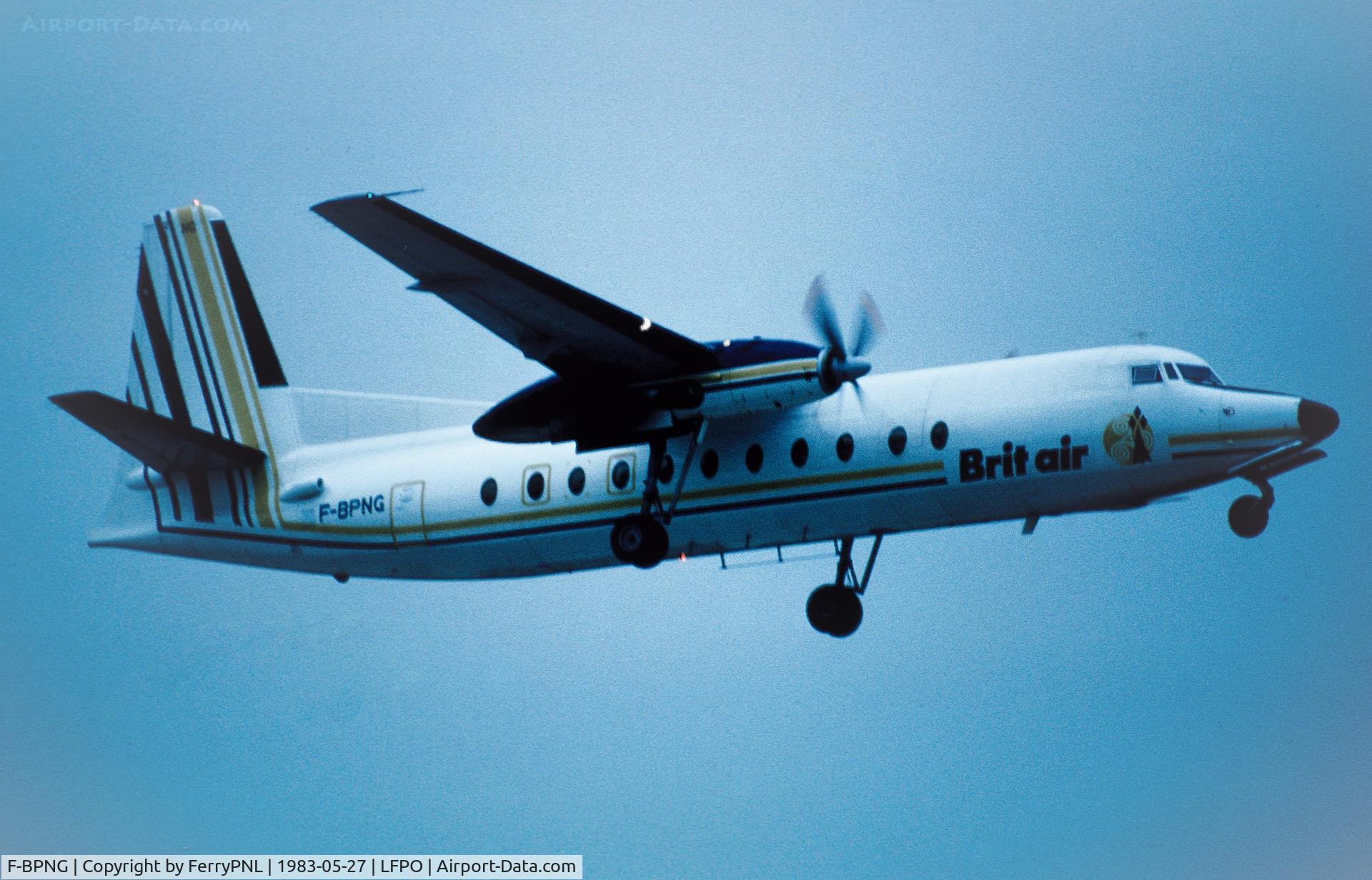 F-BPNG, 1968 Fokker F-27-500 Friendship C/N 10380, Brit Air F27