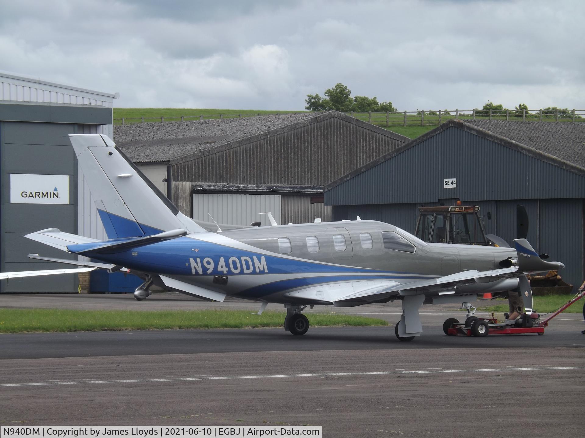 N940DM, 2021 Daher TBM-700 (940) C/N 1375, At Gloucestershire Airport.