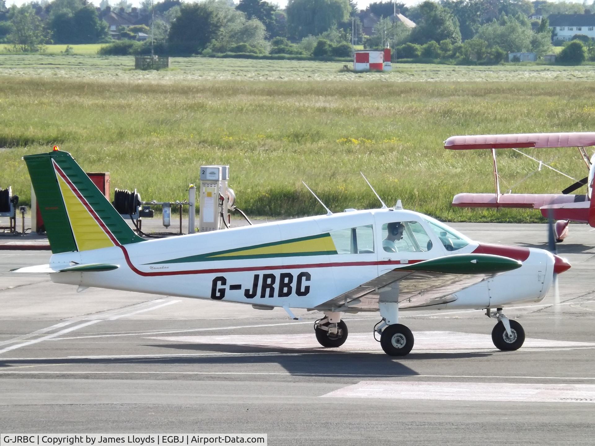 G-JRBC, 1965 Piper PA-28-140 Cherokee C/N 28-20693, At Gloucestershire Airport.