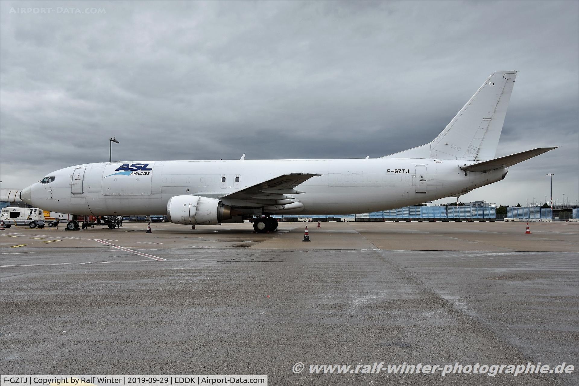 F-GZTJ, 1992 Boeing 737-4S3 C/N 25595, Boeing 737-4S3SF - ASL Airlines France - 25595 - F-GZTJ - 29.09.2019 - CGN