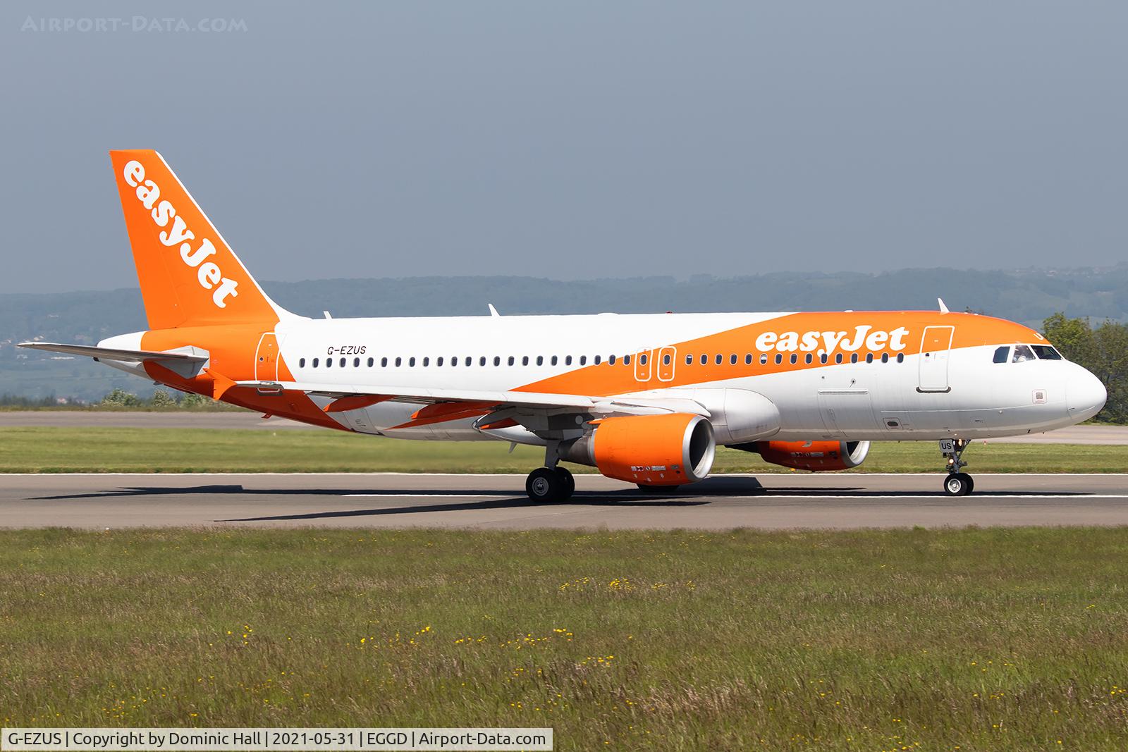 G-EZUS, 2012 Airbus A320-214 C/N 5104, 31/05/21 EGGD