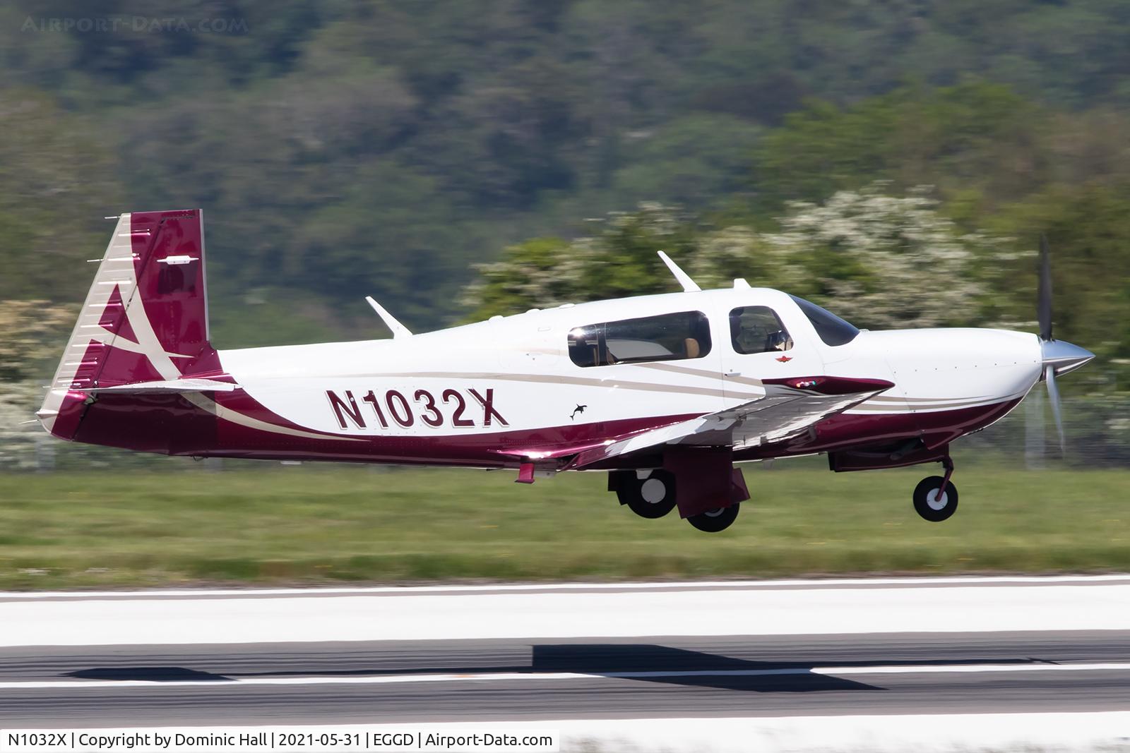 N1032X, 2007 Mooney M20TN Acclaim C/N 31-0074, 31/05/21 EGGD