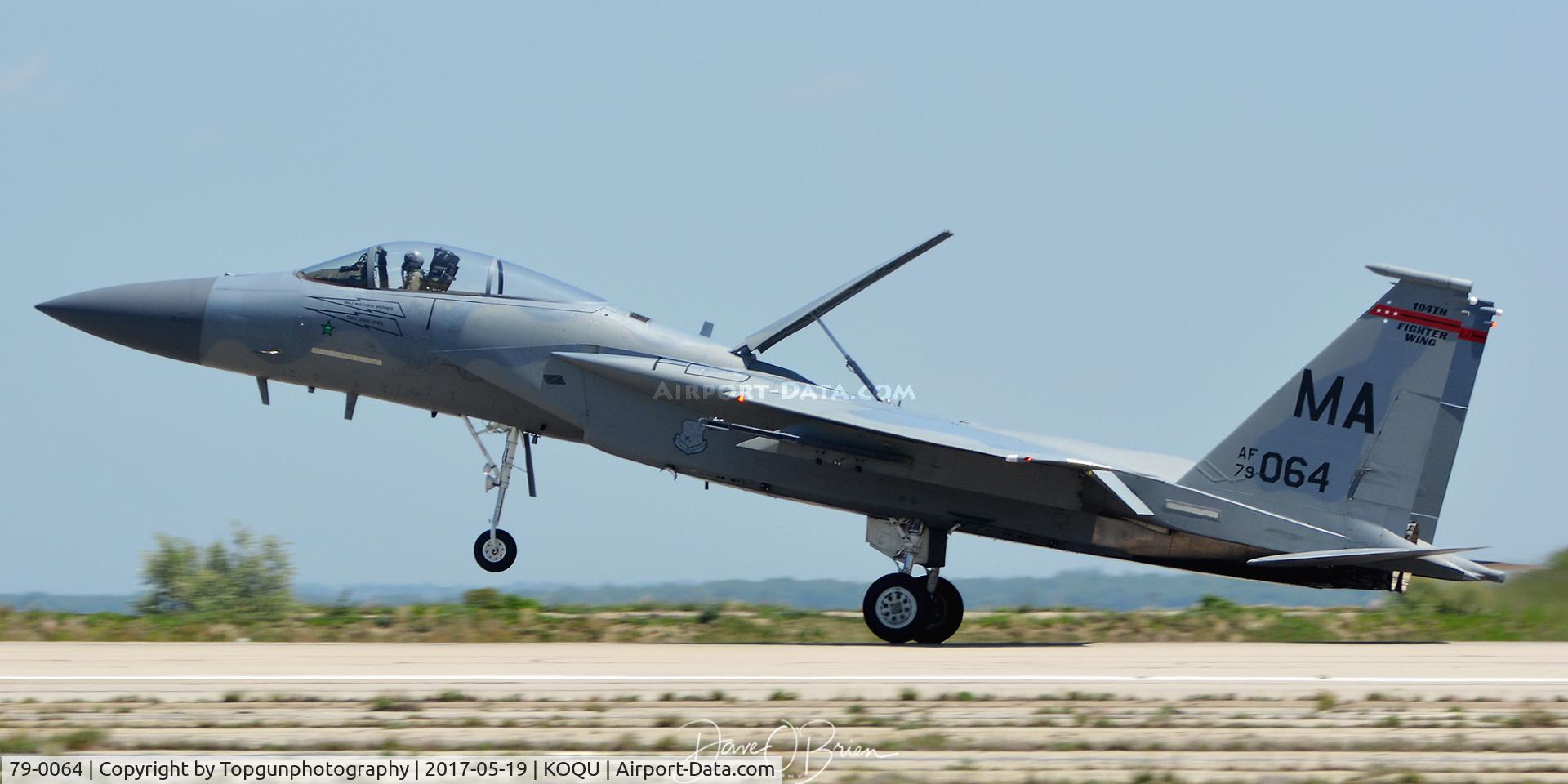 79-0064, 1979 McDonnell Douglas F-15C Eagle C/N 0612/C133, KILLER22 touches down applying his air brake
