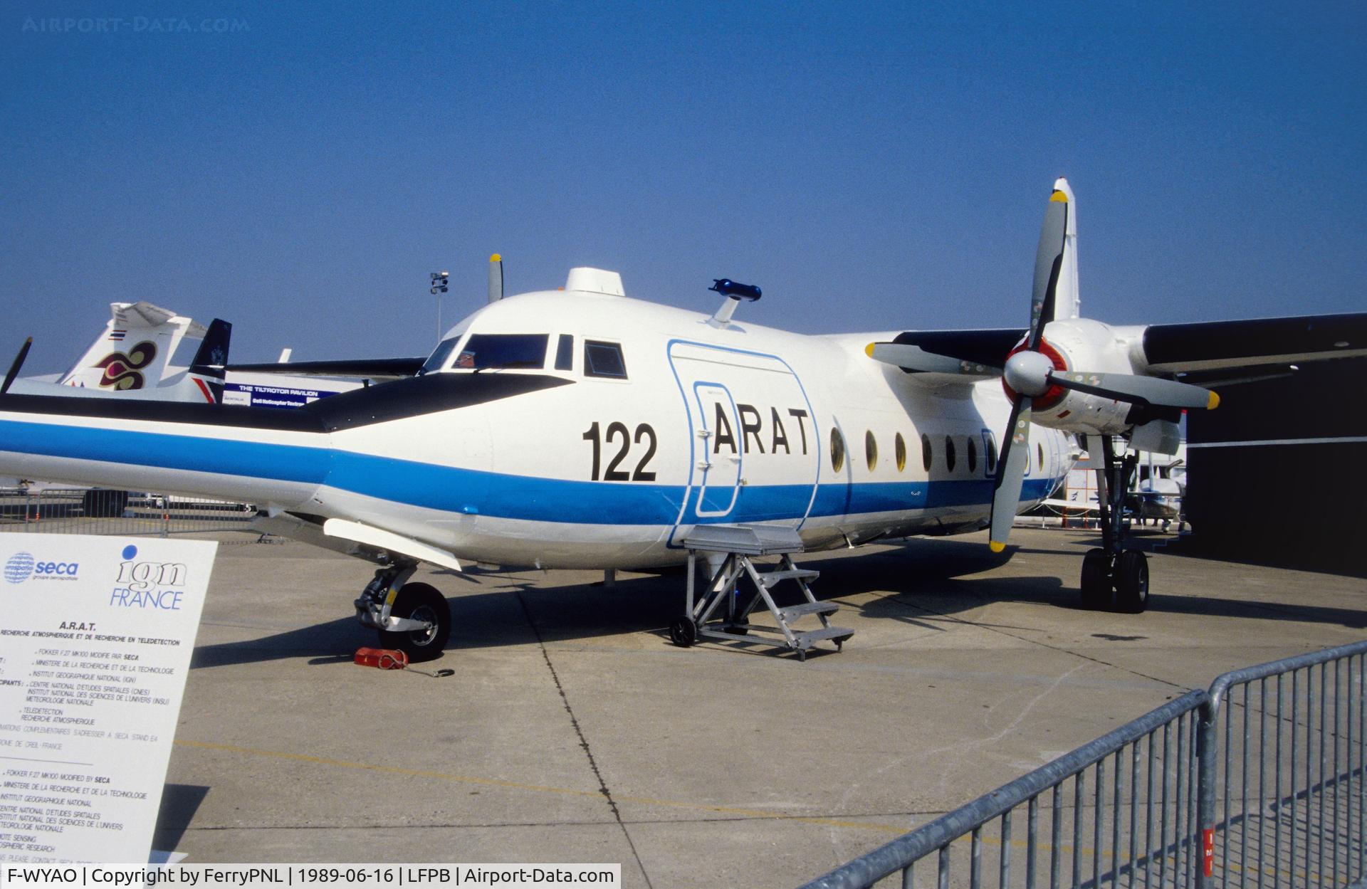 F-WYAO, 1959 Fokker F-27-700 Friendship C/N 10127, IGN France test aircraft