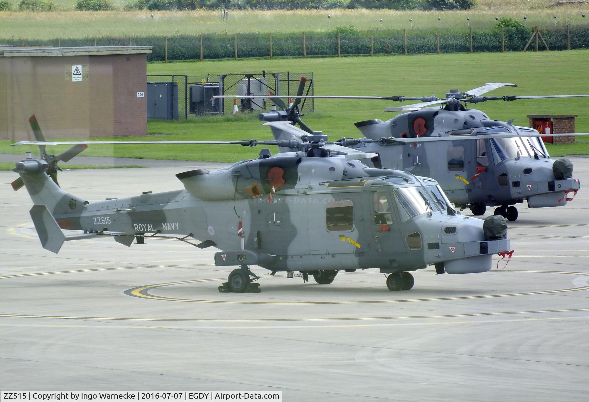 ZZ515, 2014 AgustaWestland AW-159 Wildcat HMA.2 C/N 520, AgustaWestland AW159 Lynx Wildcat HMA2 at RNAS Yeovilton