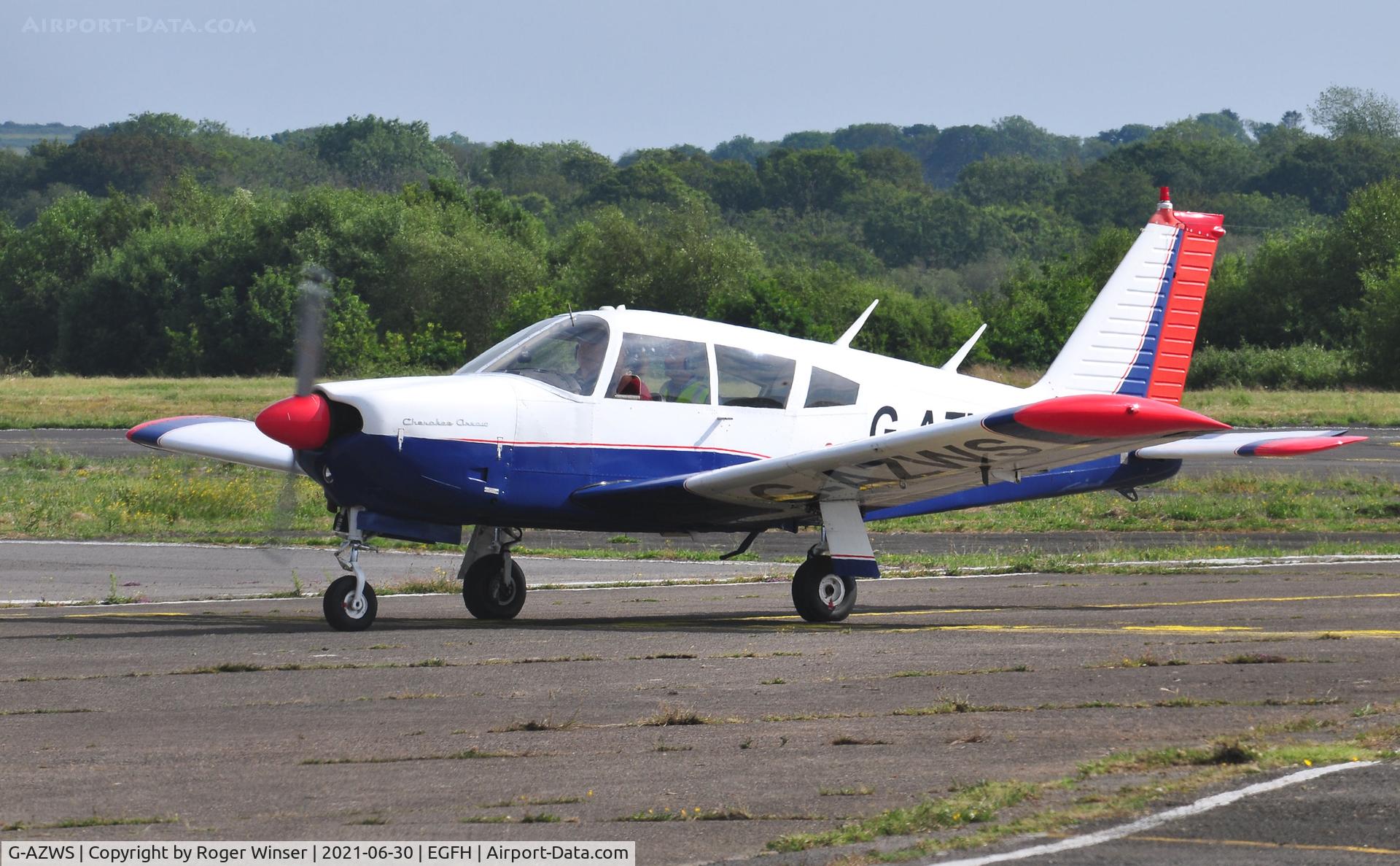 G-AZWS, 1969 Piper PA-28R-180 Cherokee Arrow C/N 28R-30749, Visiting Cherokee Arrow.