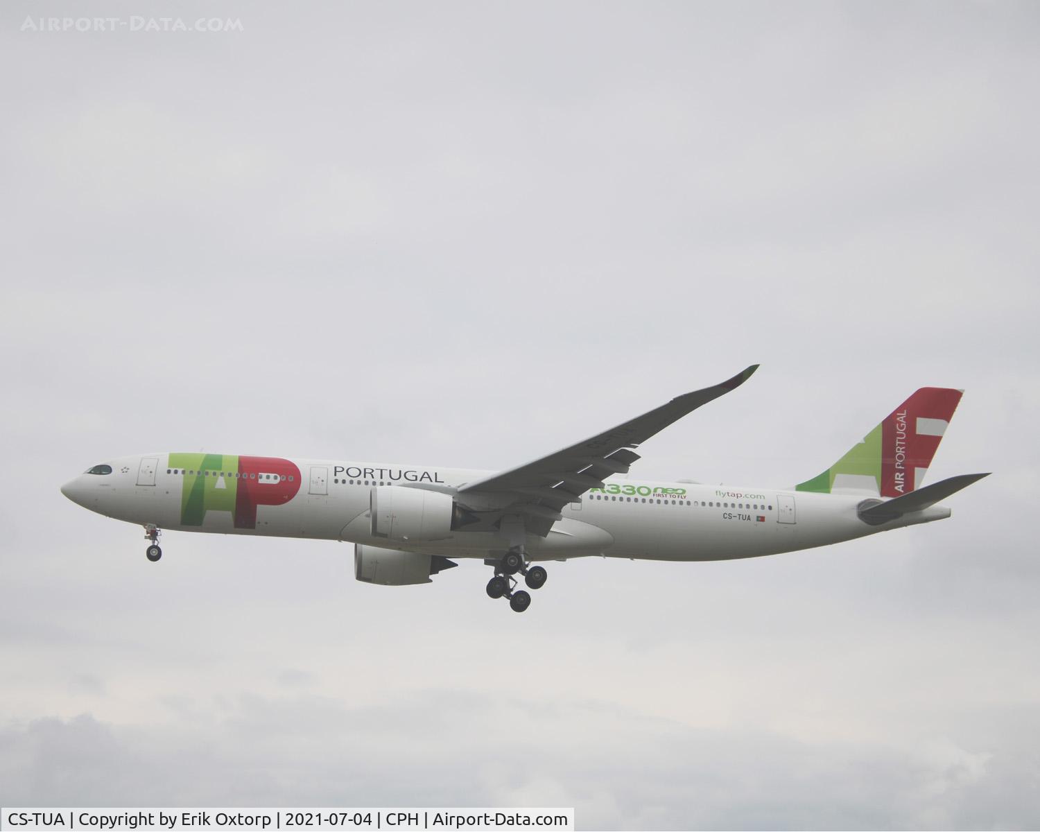 CS-TUA, 2017 Airbus A330-941 C/N 1819, CS-TUA landed rw 22L