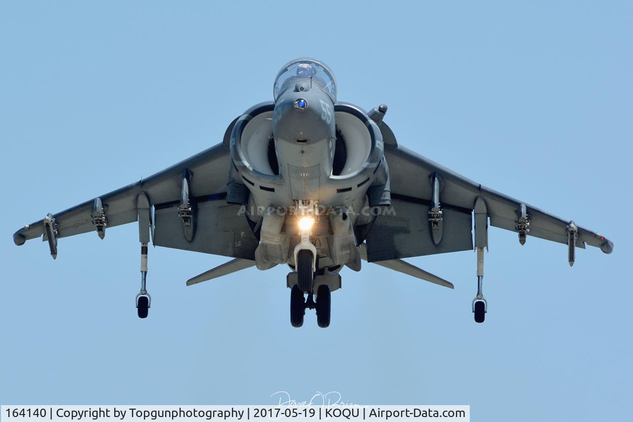 164140, McDonnell Douglas AV-8B Harrier II C/N 213, Harrier Demo 2017 RI Air Show
