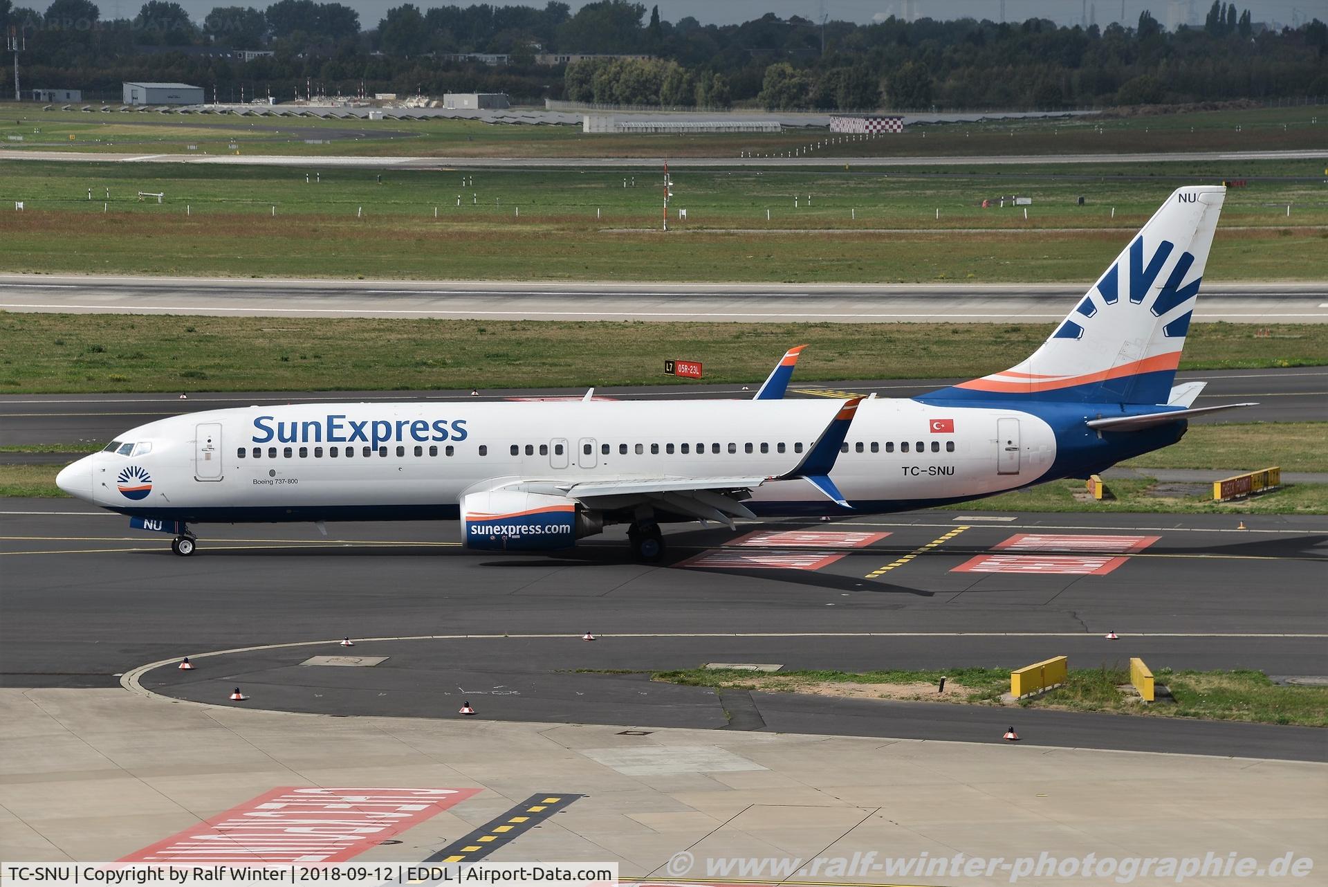 TC-SNU, 2010 Boeing 737-8HC C/N 40756, Boeing 737-8HC(W) - XQ SXS SunExpress - 40756 - TC-SNU - 12.09.2018 - DUS