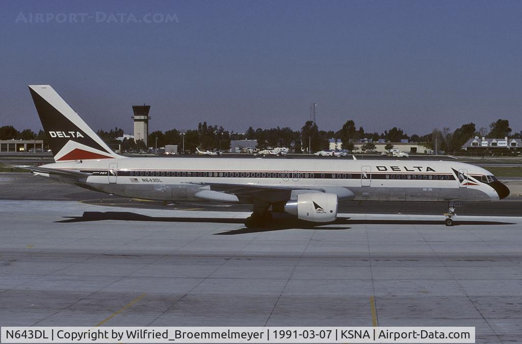 N643DL, 1989 Boeing 757-232 C/N 23997, SCAN of Kodak 64 Slide

Delta Air Lines
