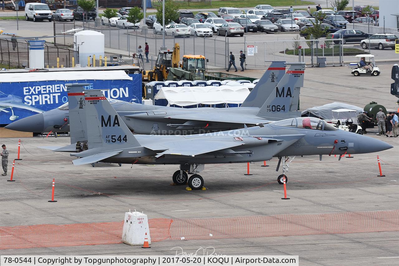 78-0544, McDonnell Douglas F-15C Eagle C/N 0535/C077, 104th FW on static display