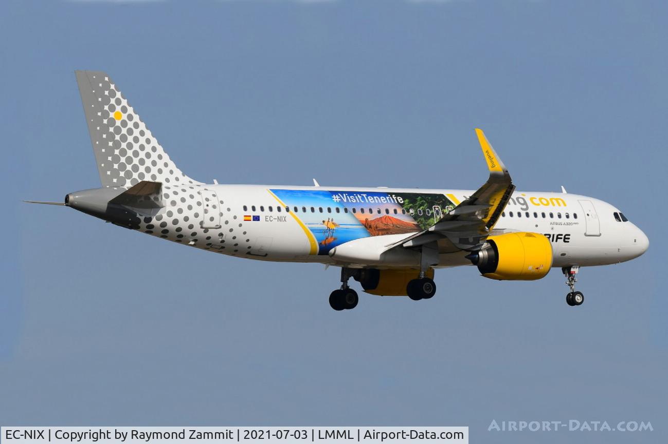 EC-NIX, 2020 Airbus A320-271N C/N 10024, A320 EC-NIX with special Visit Tenerife colours for Vueling.
