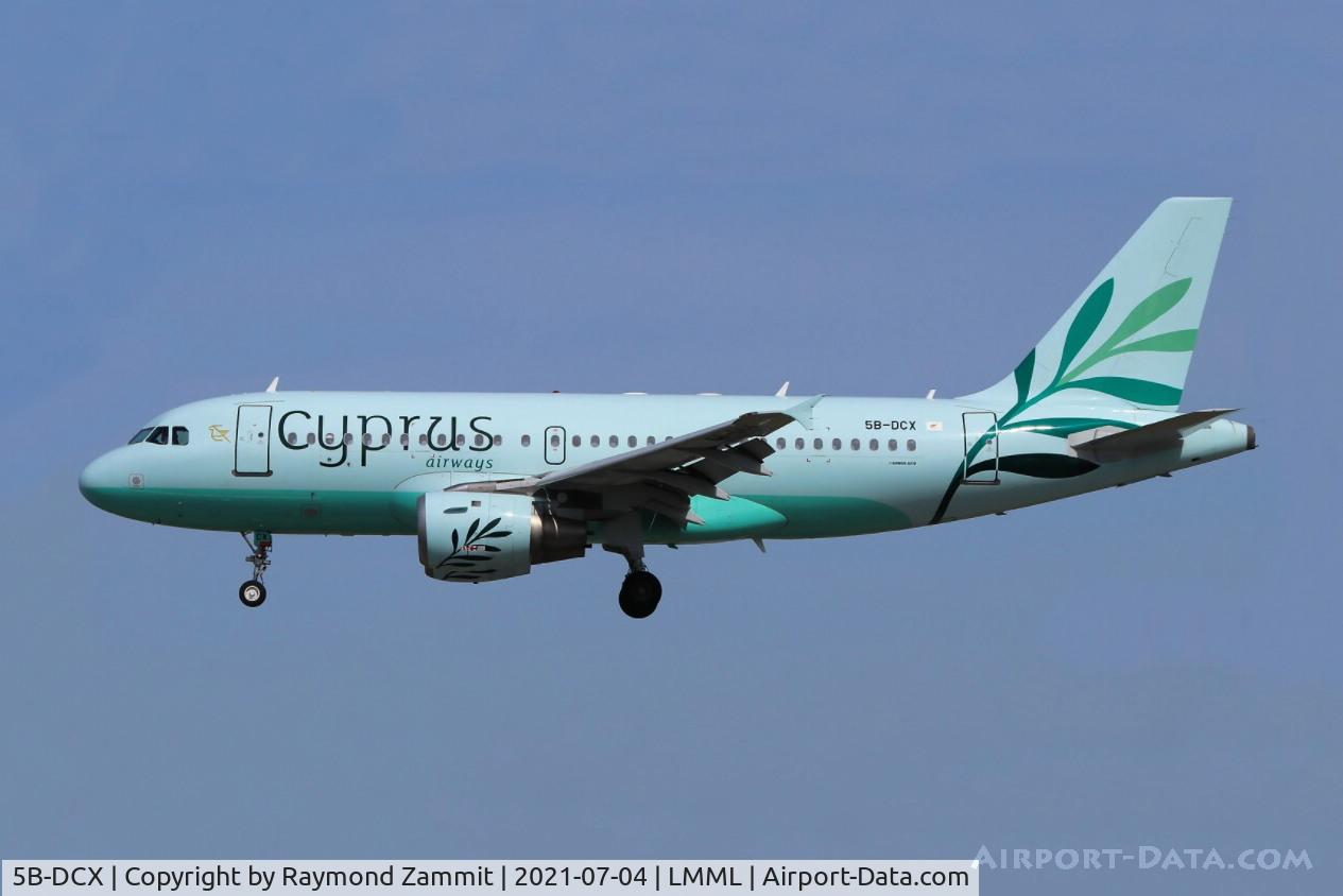 5B-DCX, 1999 Airbus A319-114 C/N 1091, A319 5B-DCX Cyprus Air