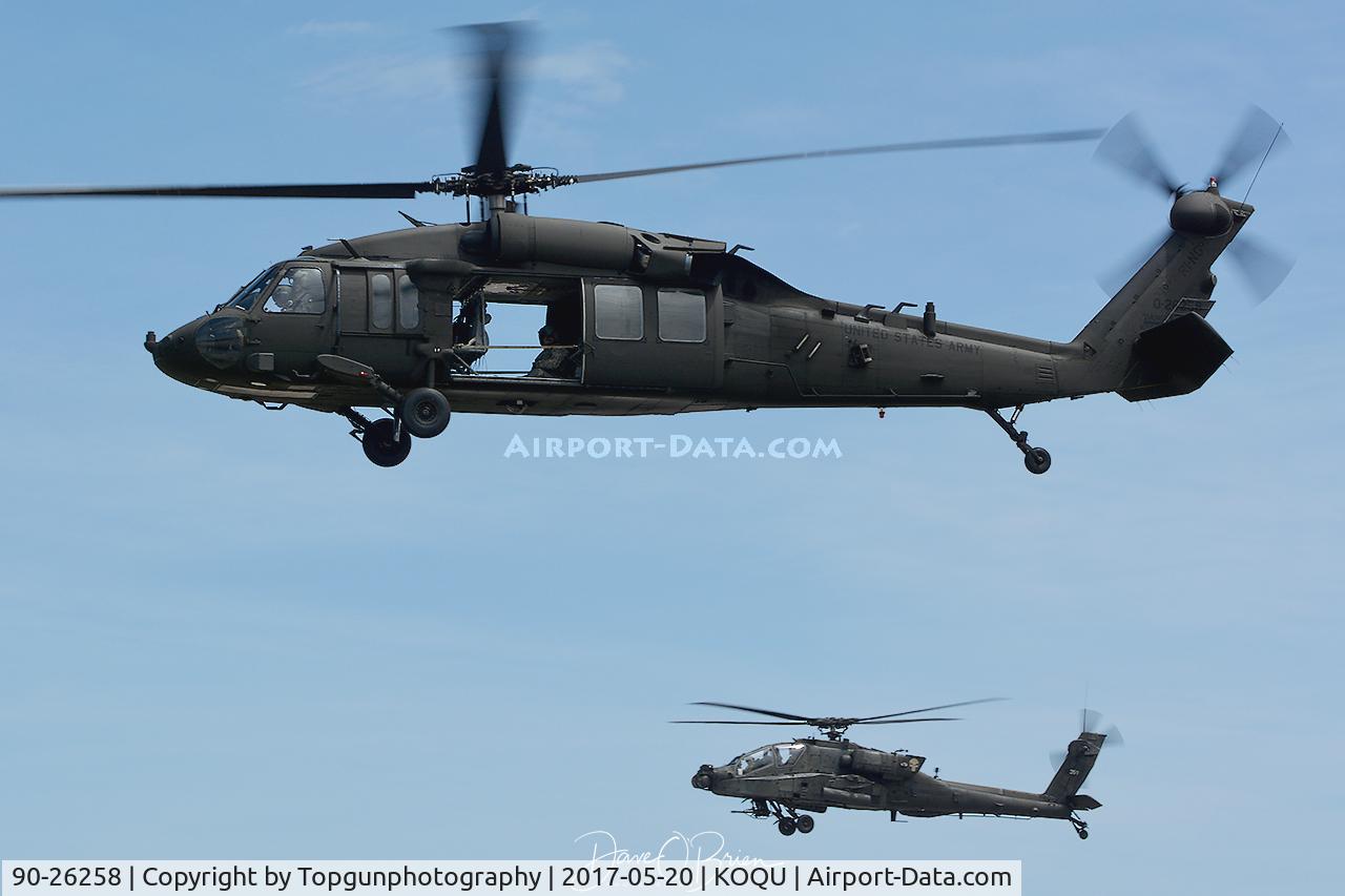 90-26258, 1990 Sikorsky MH-60L Black Hawk C/N 70-1486, Bugging Out