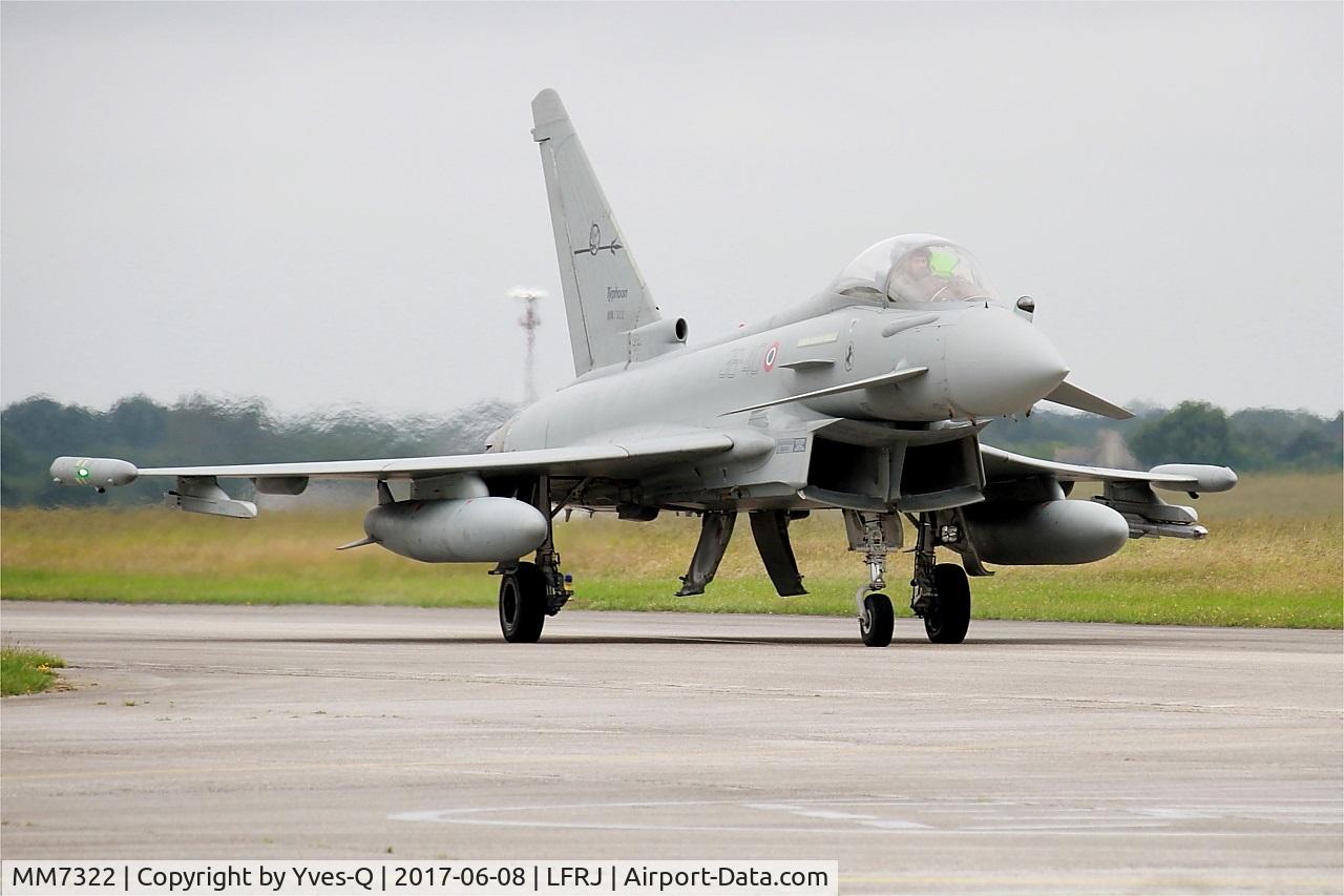 MM7322, Eurofighter EF-2000 Typhoon S C/N IS054, Eurofighter EF-2000 Typhoon S, Taxiing to flight line, Landivisiau Naval Air Base (LFRJ) Tiger Meet 2017