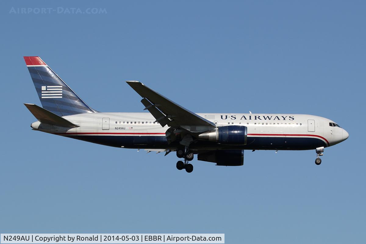 N249AU, 1987 Boeing 767-201 C/N 23901, at bru