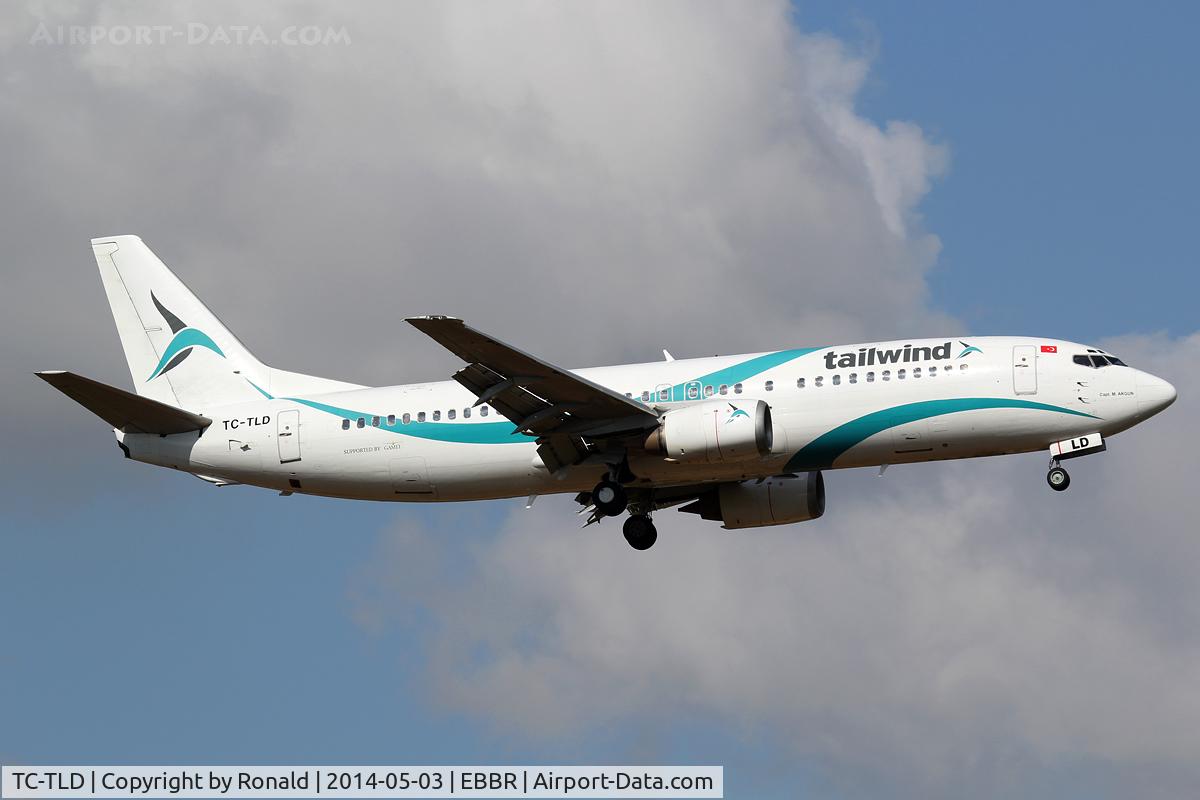 TC-TLD, 1996 Boeing 737-4Q8 C/N 28199, at bru