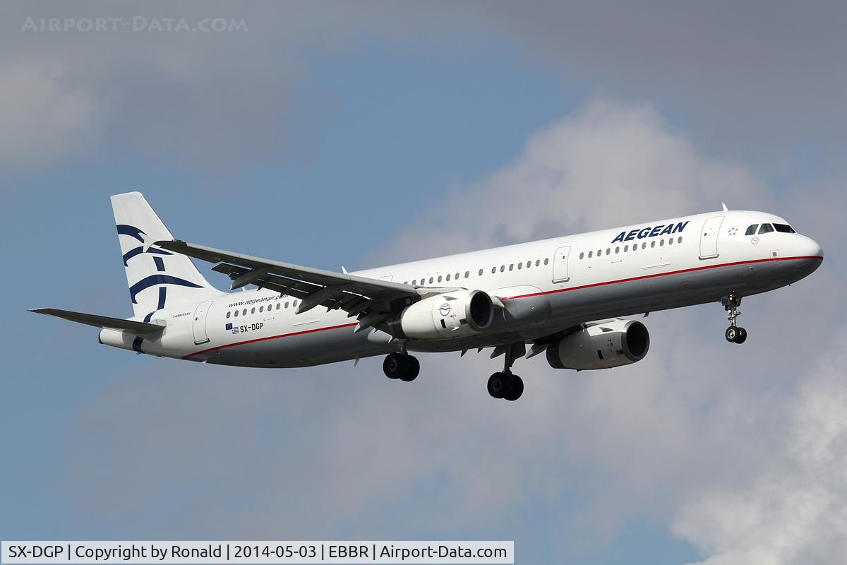 SX-DGP, 2007 Airbus A321-232 C/N 3302, at bru