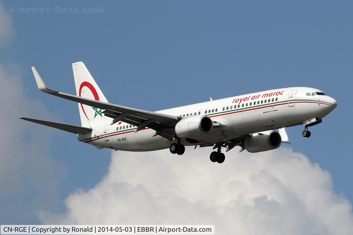 CN-RGE, 2011 Boeing 737-86N C/N 36822, at bru