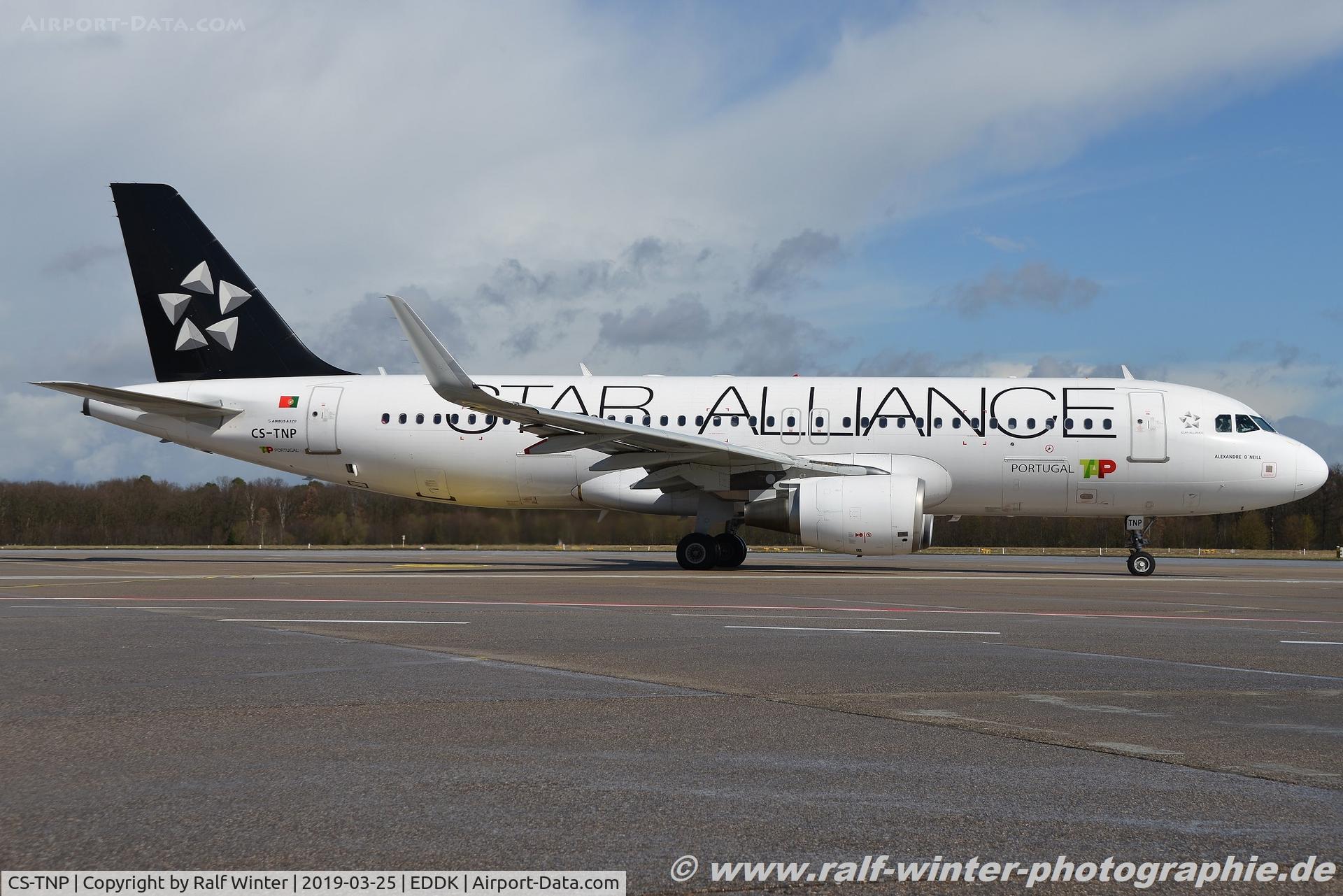 CS-TNP, 2004 Airbus A320-214 C/N 2178, Airbus A320-214 - TP TAP TAP Air Portugal 'Air Aliance' 'Alexandre O'Neill' - 2178 - CS-TNP - 25.03.2019 - CGN