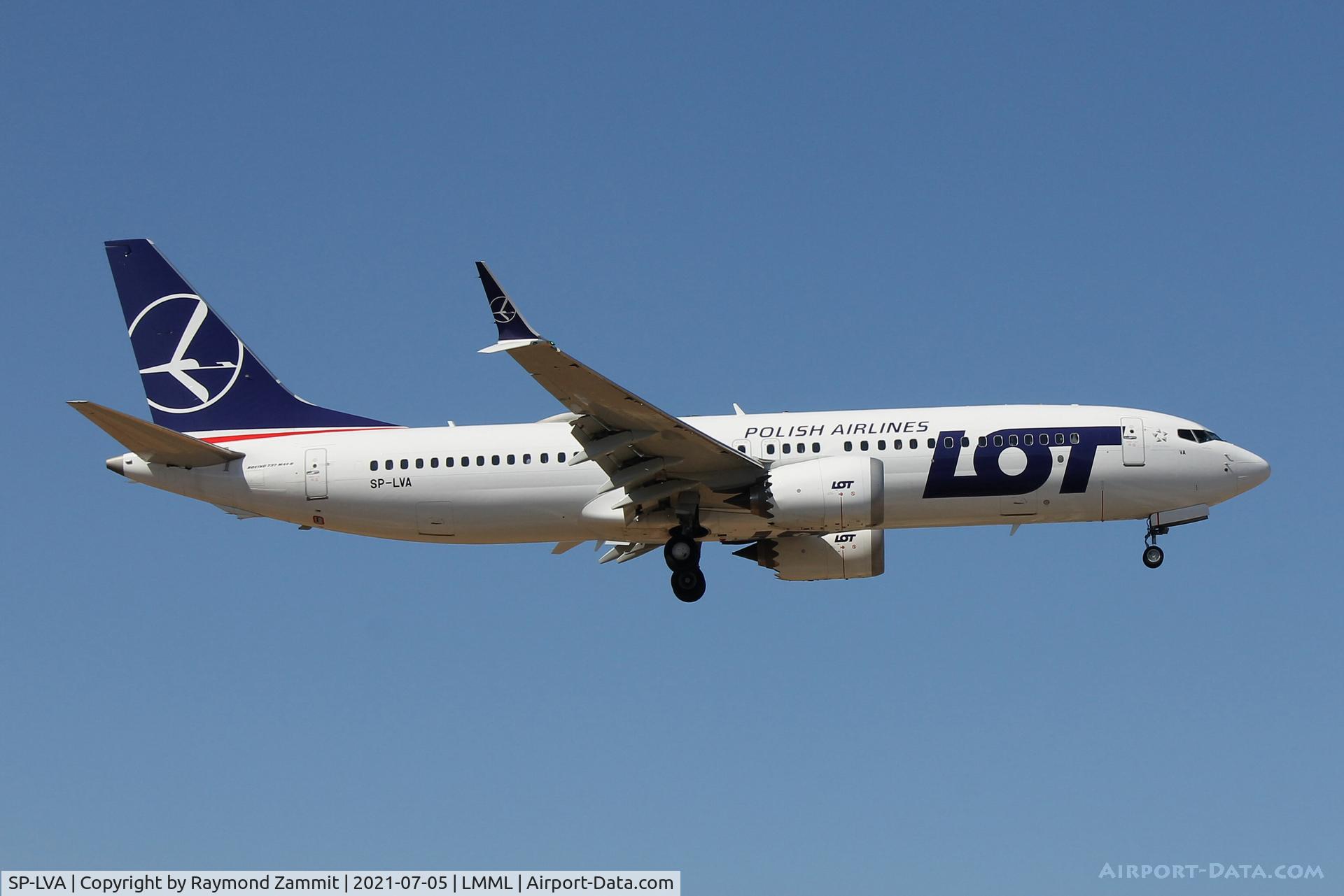 SP-LVA, 2017 Boeing 737-8 MAX C/N 64067, B737-8Max SP-LVA LOT Polish Airlines
