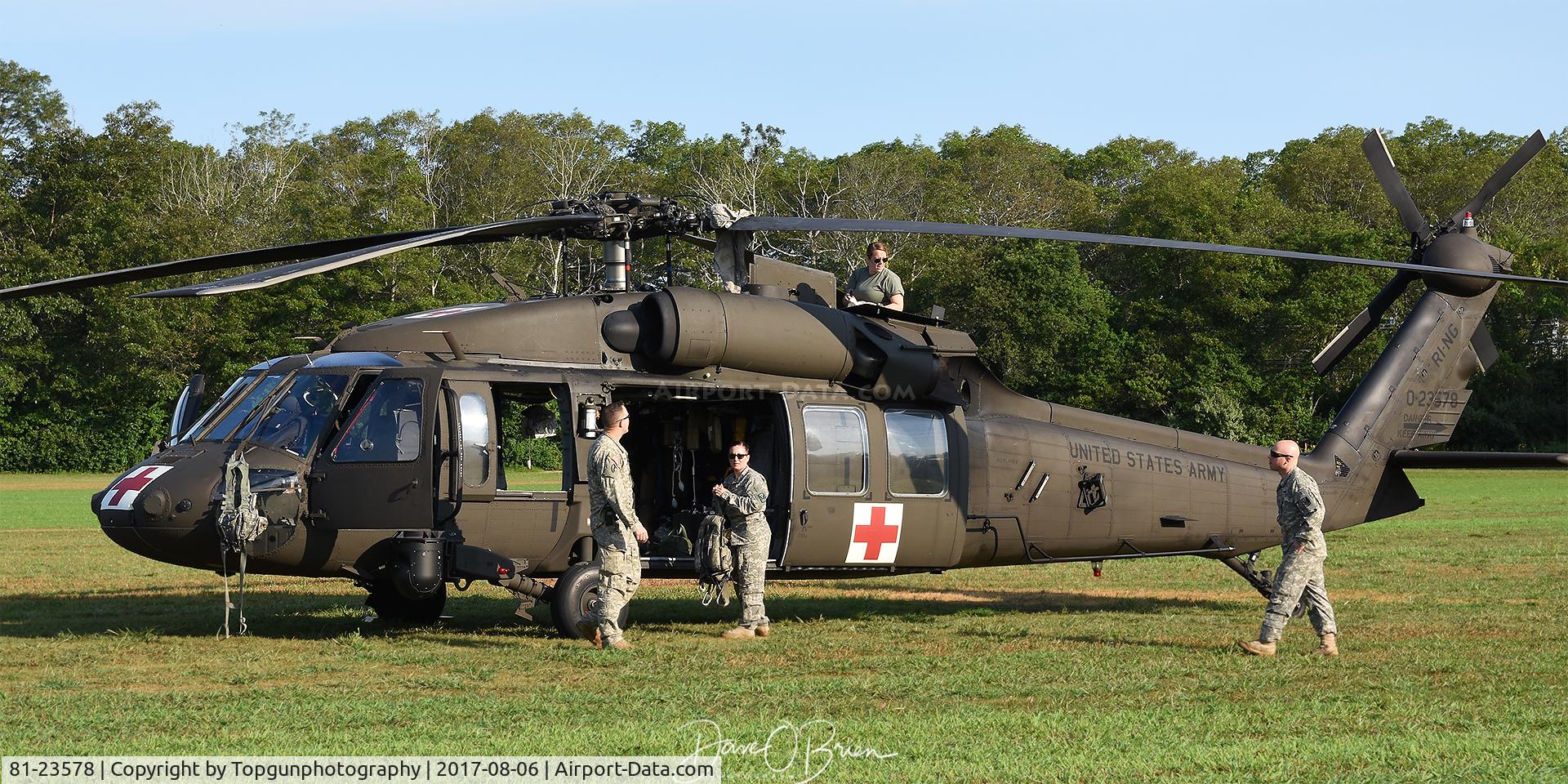 81-23578, 1981 Sikorsky UH-60A Black Hawk C/N 70-299, Med Unit ready in case anything happens.