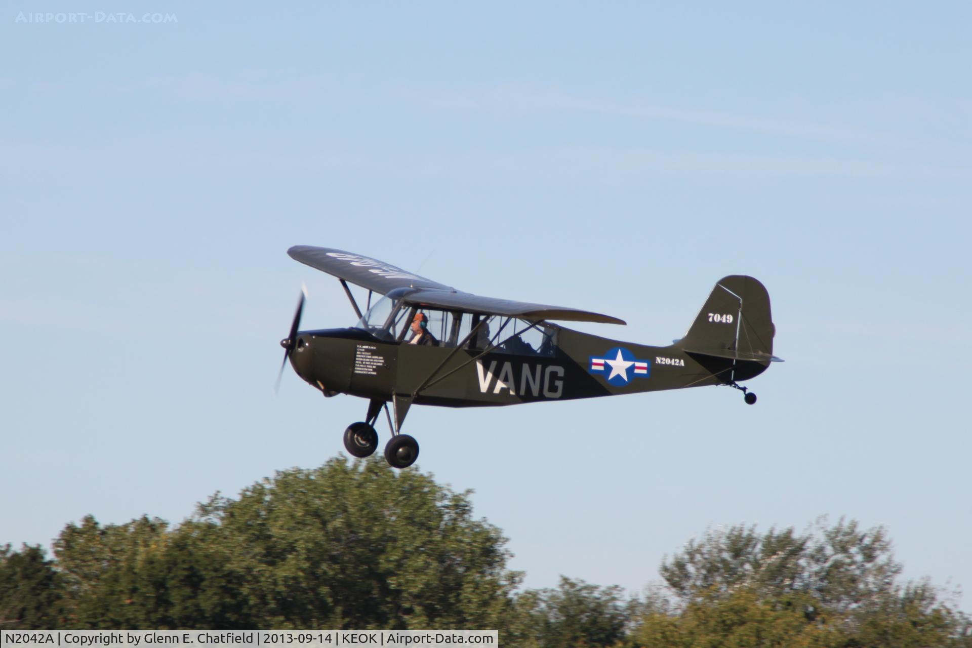 N2042A, 1947 Champion Aeronca 7BCM C/N 7BCM-431, L-16A 47-1203