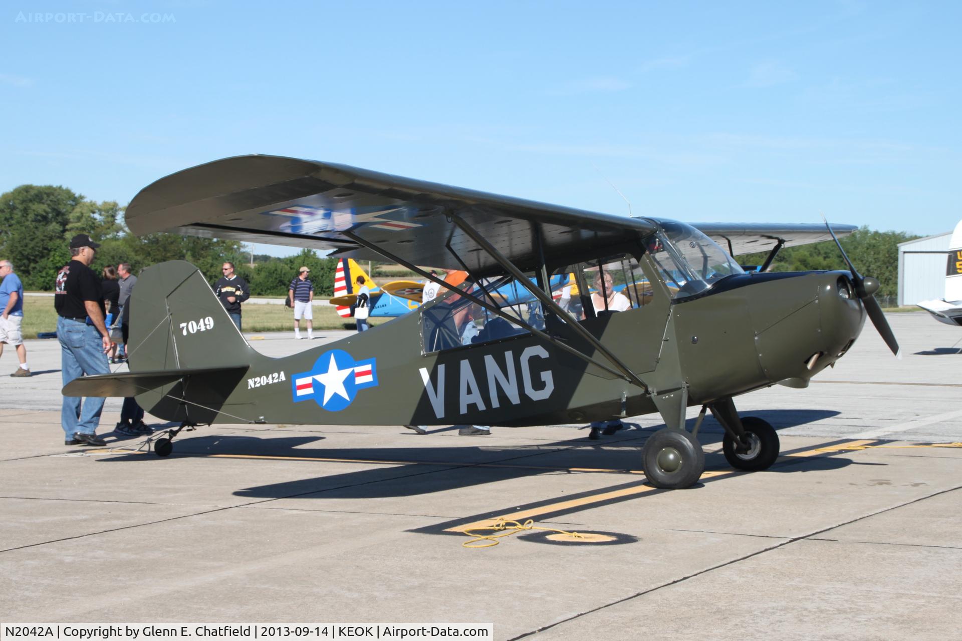 N2042A, 1947 Champion Aeronca 7BCM C/N 7BCM-431, L-16A 47-1203