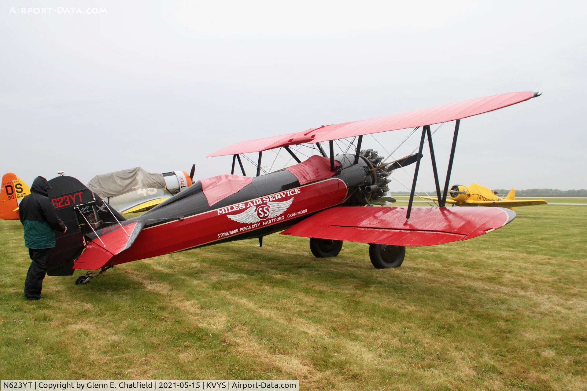 N623YT, 2004 Stearman 4-E Junior Speedmail C/N 623, At the TBM Reunion
