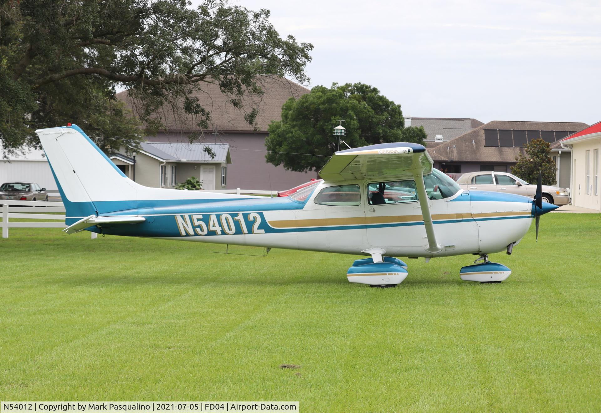 N54012, 1981 Cessna 172P C/N 17274843, Cessna 172P
