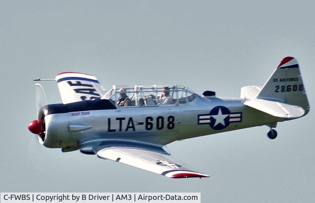 C-FWBS, 1952 Canadian Car & Foundry T-6H Harvard Mk.4M C/N CCF4-529, Pilot Harry Driver AM3, Duncan BC Canada