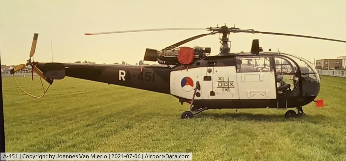 A-451, Sud SE-3160 Alouette III C/N 1451, scan from slide
