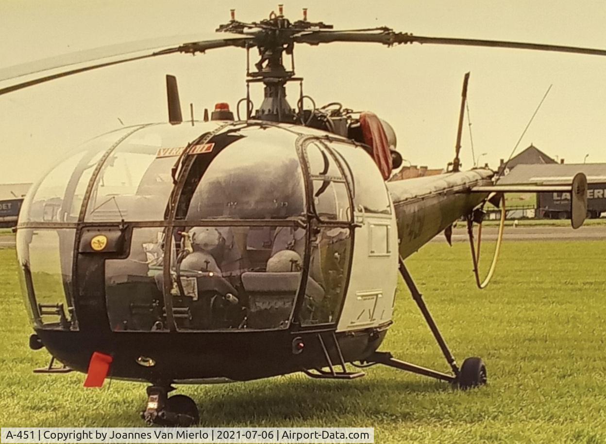 A-451, Sud SE-3160 Alouette III C/N 1451, scan from slide