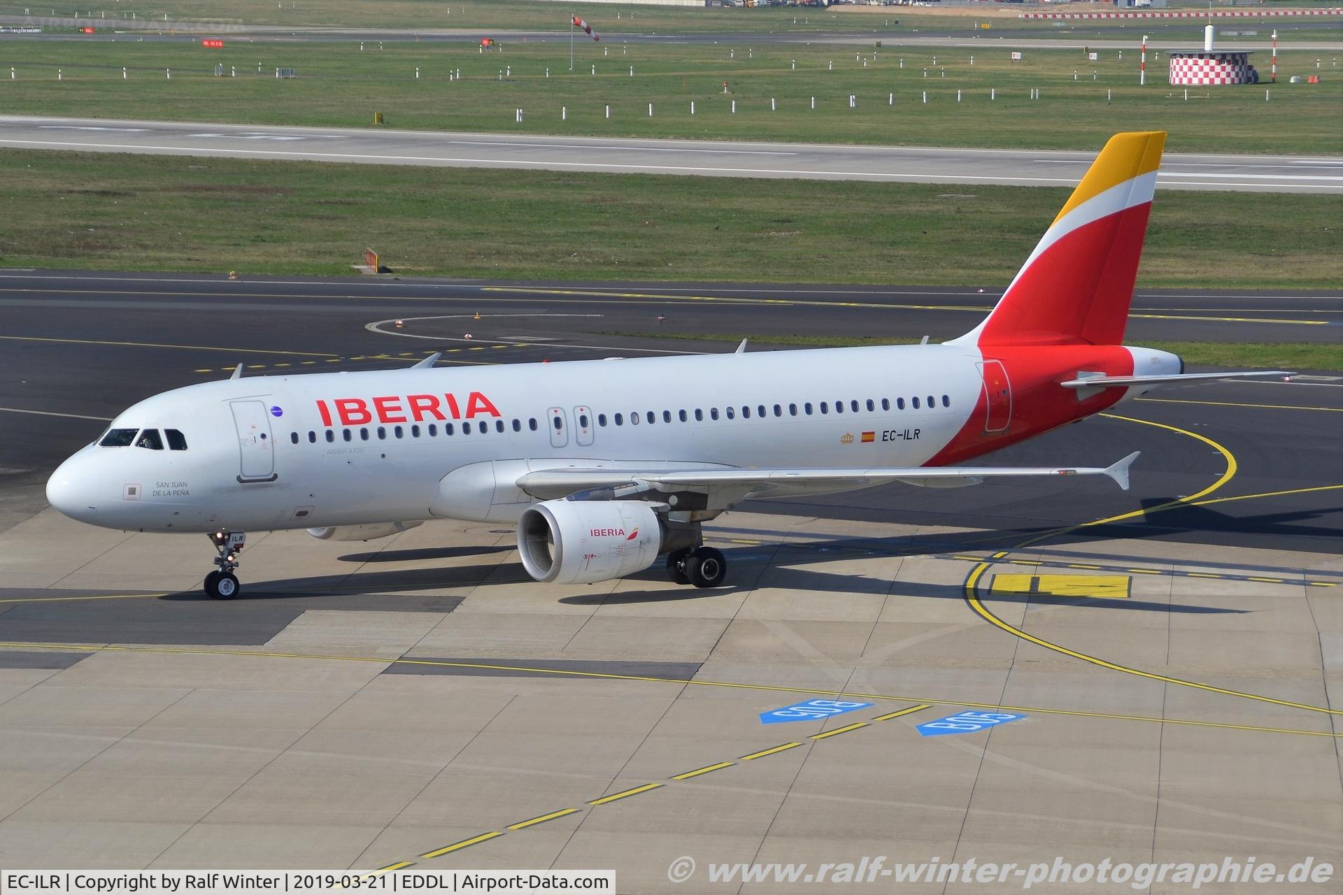 EC-ILR, 2002 Airbus A320-214 C/N 1793, Airbus A320-214 - IB IBE Iberia 'San Juan de la Pena' - 1793 - EC-ILR - 21.03.2019 - DUS