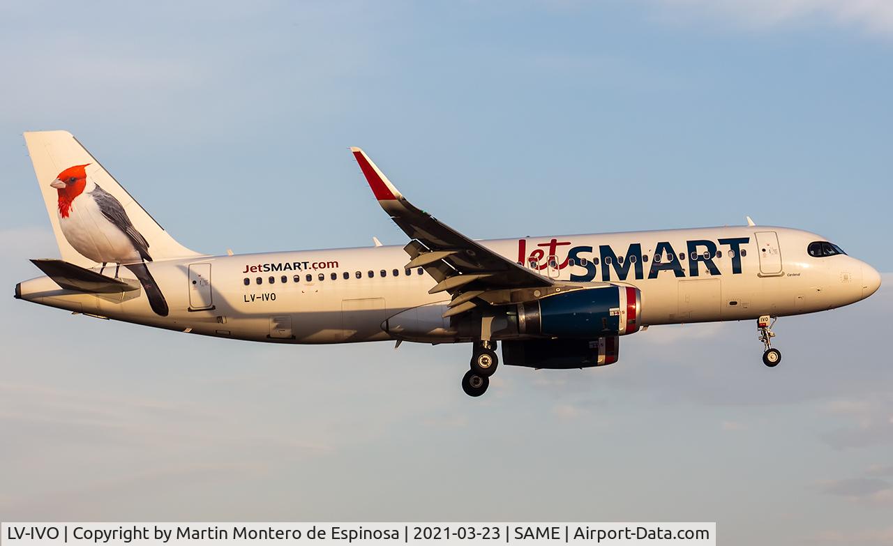 LV-IVO, 2019 Airbus A320-232 C/N 8838, SAEZ-SAME