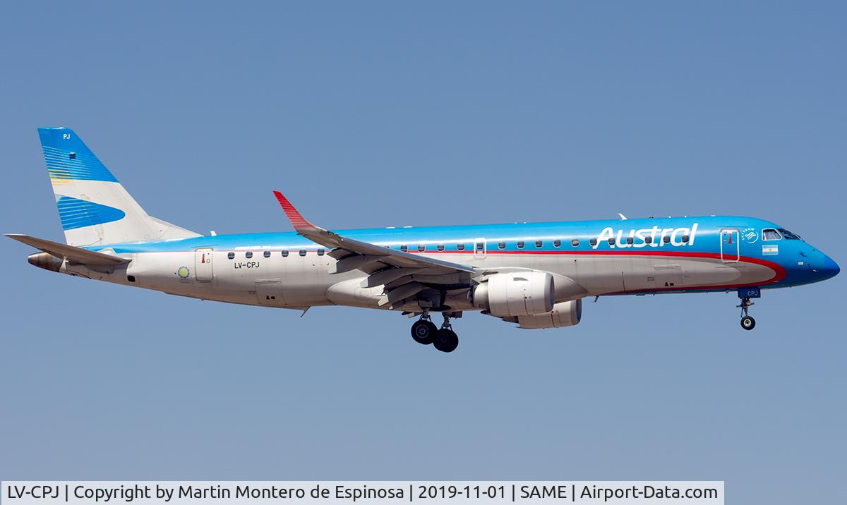 LV-CPJ, Embraer 190AR (ERJ-190-100IGW) C/N 19000463, SARI-SASA-SAME