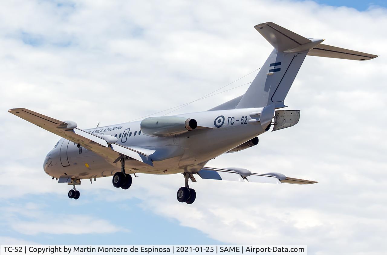 TC-52, 1973 Fokker F-28-1000C Fellowship C/N 11074, SADP-SACE-SAME